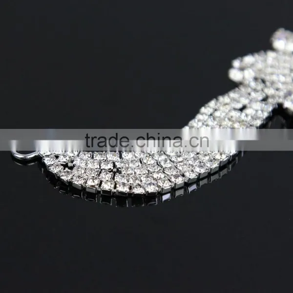 15.5cm x 3.5cm Rhinestone Diamante Bikini Connector photo-2