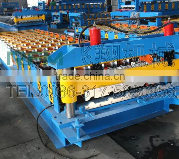 Hebei Feixiang Roof Panel Cold Roll Forming Machine photo-3