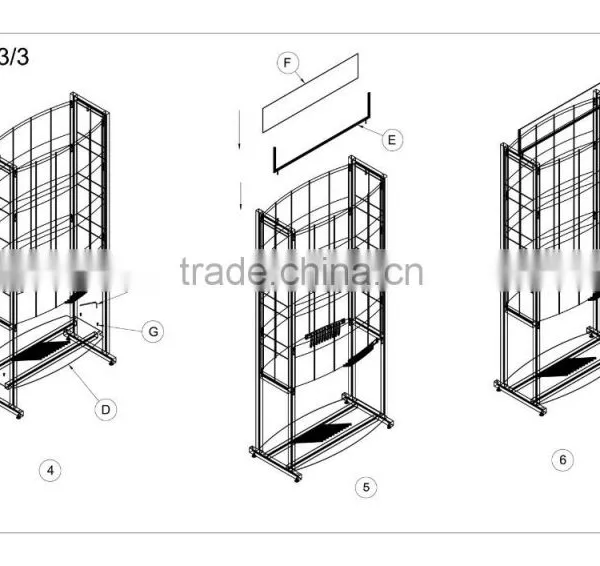 Promotion Mosaic / Stone / Ceramic Floor Tile Display Stand photo-4