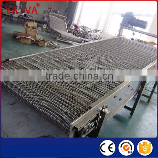 High Temperature Resistance Turning Wire Mesh Conveyor Belt photo-3