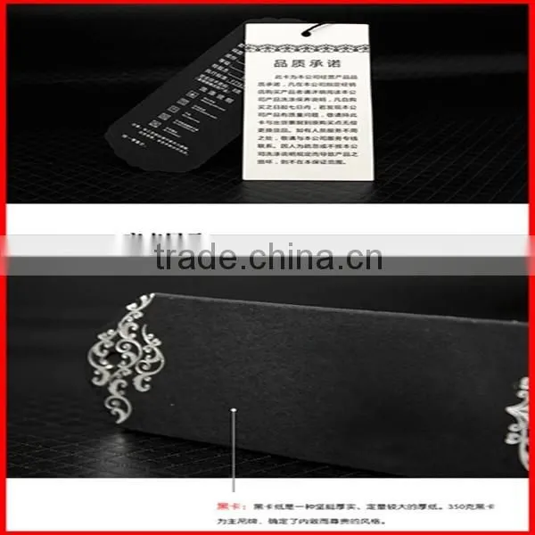 Fancy Custom Printed Apparel Recycled Hang Tag Wholesale photo-5