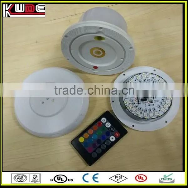 IR Remote Control LED Battery Light Source RGB Multi Colors Changing Rechargeable Light photo-2