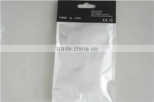 White Color Micro HDMID Male to VGA Female Cable Adapter Top Quality photo-2