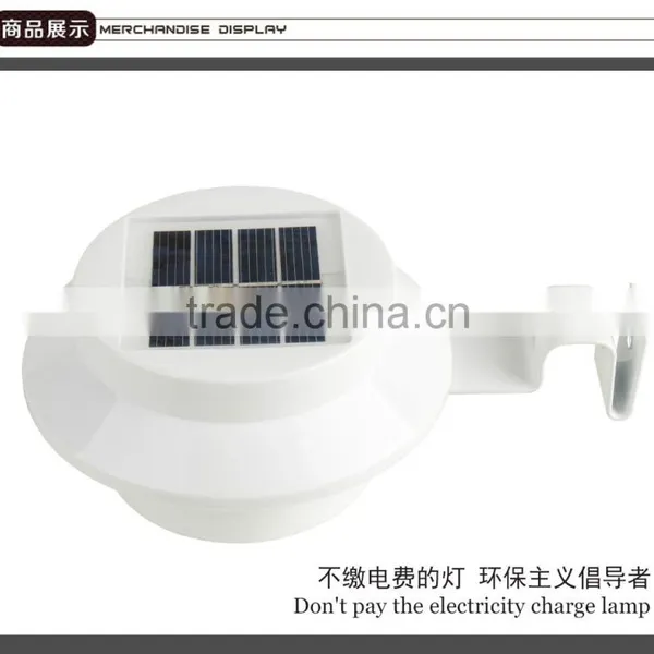 High LUMEN 3LED LED Solar Fence Gutter Lamp photo-2