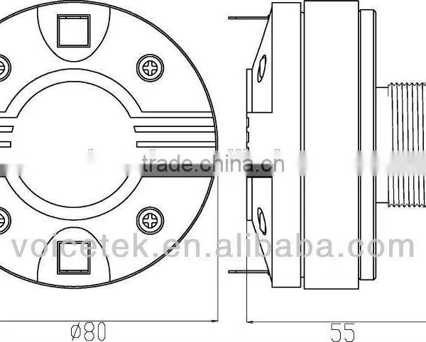 TSCT-2501 1K-20K Hz Unique Products From China 25Watt/50Watt Speaker Driver Unit photo-3