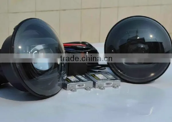 Jeep Wrangler Head Lamp Assembly With HID Bulb, Smoke
