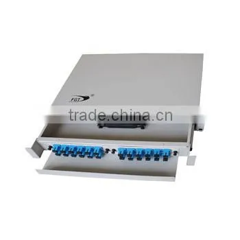 Ftth Fc/sc 1u 24core Fiber Patch Panel,wallmount Fiber Optical Patch Panel photo-2