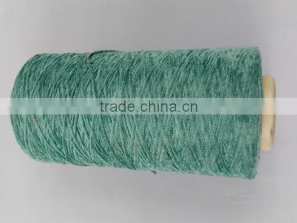 Green Colour Chenille Yarn for Weaving photo-5