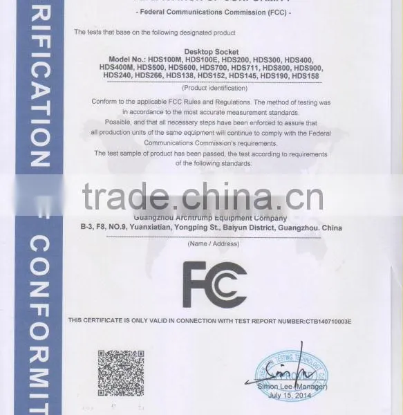 CE RoHS FCC Electric Tabletop Flip Socket for Conference Table photo-6