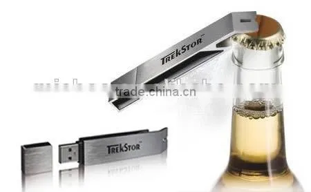 Usb Pen Drive Wholesale Custom Usb Bottle Opener, Promotion Custom Metal Usb Flash Drive Bottle Opener With Keychain photo-5