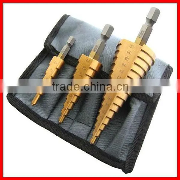3pc HSS Step Drill