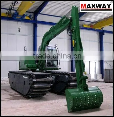 2015 New Product ! MAX80PU Amphibia Pontoon Undercarriage , Suitable to 6 to 10Ton Class Excavators