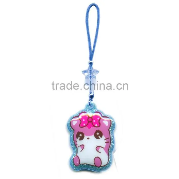 Promotional Gift Carton Customized Shaped Round PVC Mobile Phone Rub photo-4
