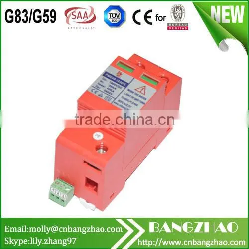 Solar Combiner Box Used Lightning Surge Protector 20KA SPD photo-3