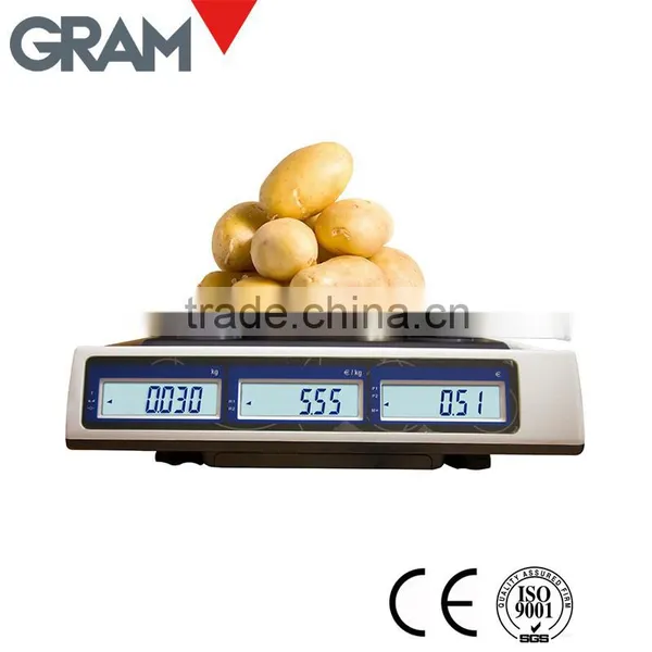 2016 Hot Sales 40 Product Memory Commercial Weighing Scale photo-3