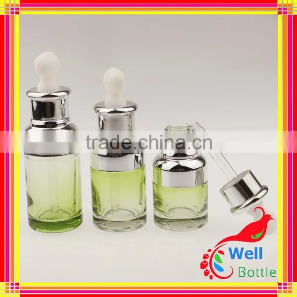 20ml 30ml 50ml Aluminium Shoulder Bottle Glass Dropper Bottle GSB-022R photo-2