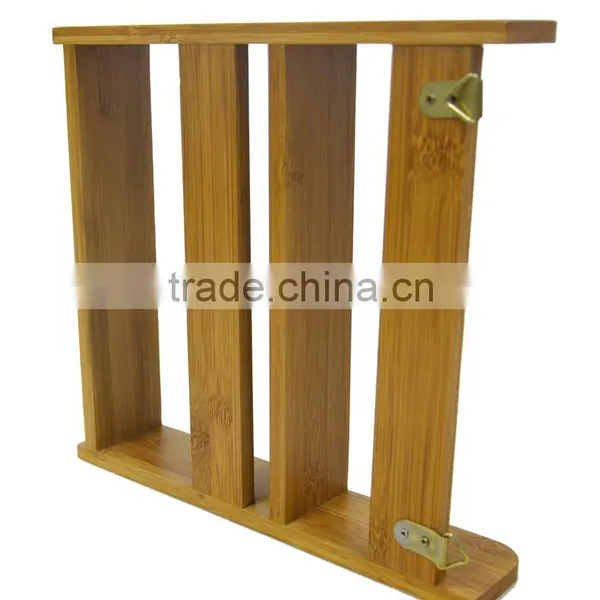DT009 Fashion Wall Mountain Bamboo Towel Rack/ Wooden Bathroom Towel Rack photo-4