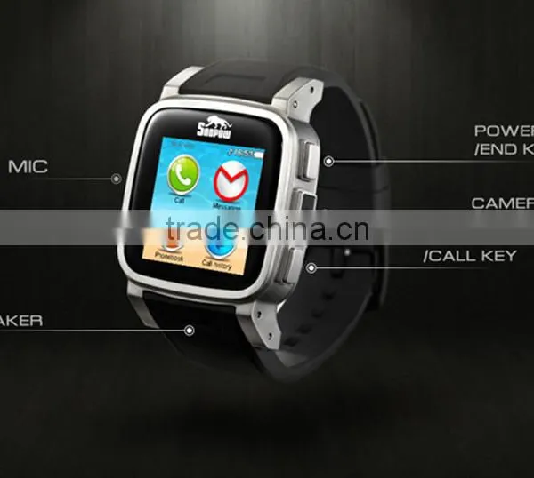 SNOPOW W1 Smartwatch Latest Wrist Watch Mobile Phone With MTK6260A 128MB RAM 64MB ROM 2MP Camera IP68 Waterproof Smartwatch photo-2