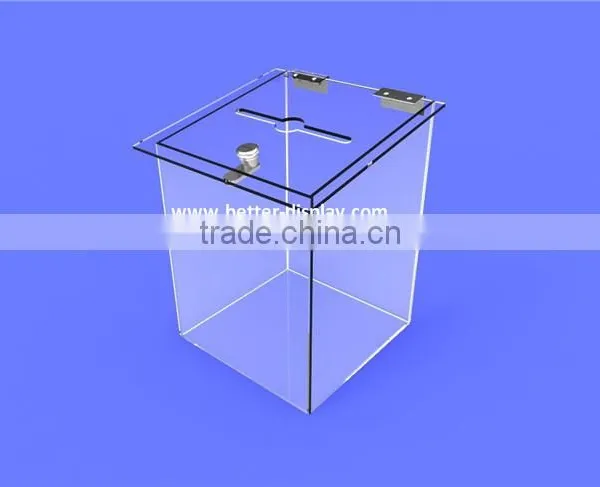 Wholesale Acrylic Coin Donation Boxes photo-2