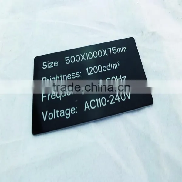 Custom Metal Anodized Aluminum Nameplate For Famous Brand photo-3