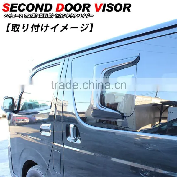 Toyota Hiace Type 4 2014-2016 Sliding Door Small Window Wind Shield Visor Rain Guard photo-4