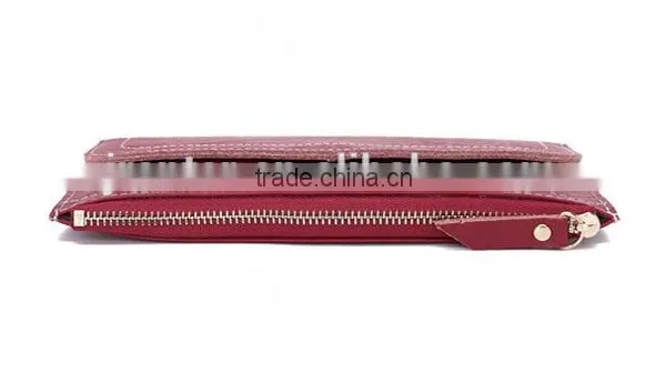 OEM Ladies Thin Wallet Leather Woman Custom Wholesale Cheap Wallet photo-3