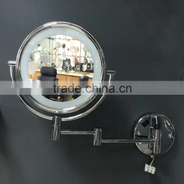 Double Side Cosmetic Mirror Makeup Mirror With LED Light photo-3