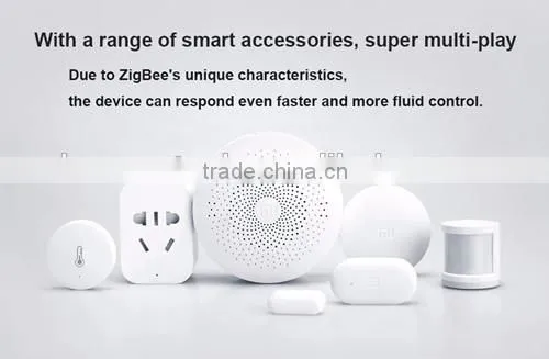 2016 Original Xiaomi Intelligent Web Wifi Radio and Ringbell Xiaomi Smart Gateway Smart Home Automatic for Mi Home Suite photo-4
