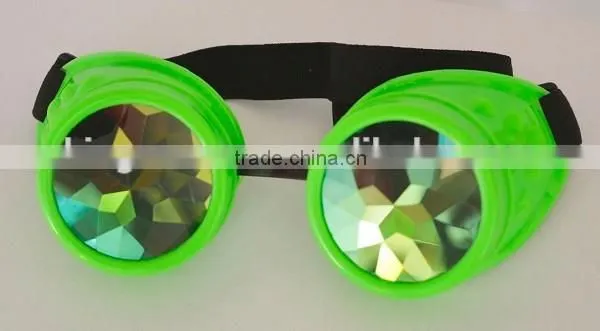 Steam Punk Kaleidoscope Glasses for Music Festival photo-3