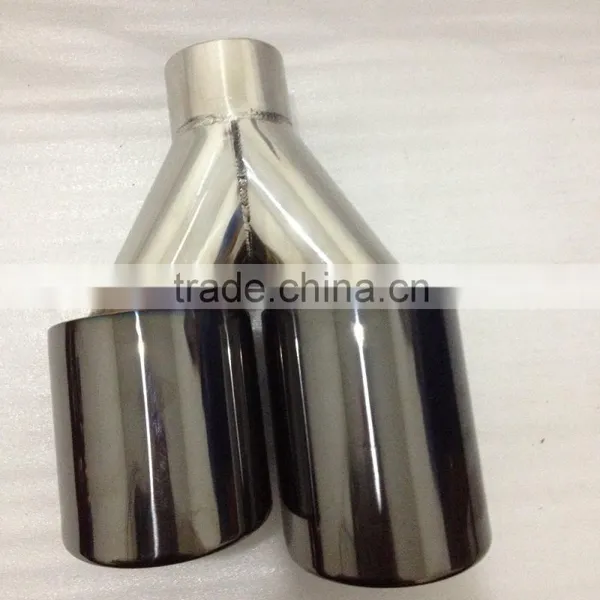 Most Popular Black Titanium Coated Universal Exhaust Tips/muffler Pipes photo-4