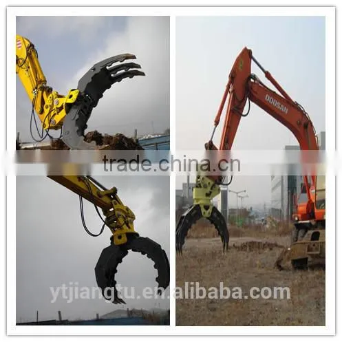 JT02 Excavator Rotary Timber Grapple