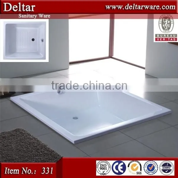 Adult 1.7m Length Bathtub, 10mm Thickness Acrylic Bathtubs, Project Cheapest Simple Bathtub Factory photo-2
