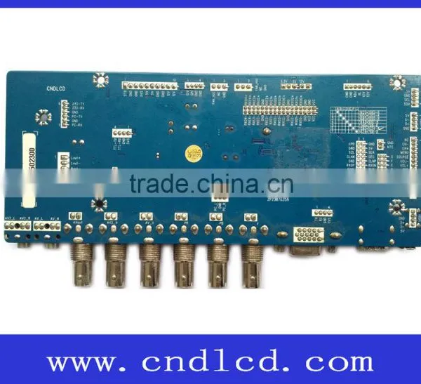 VGA HDMI USB BNC CCTV Remote Control Monitor Controller Driver Main Motherboard With Real-time Clock Solution photo-3