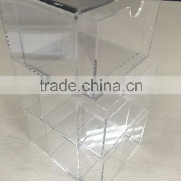 Unique Crystal Clear Plexiglass Souvenir Gift Box /acrylic Wedding Favor Candy Cube photo-2