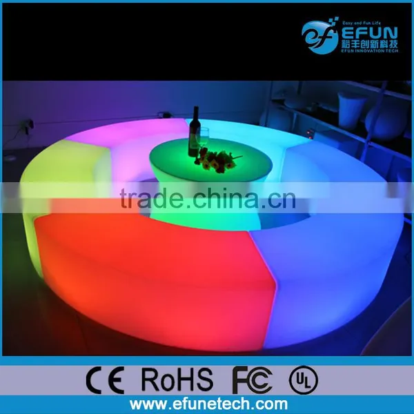 Decorative Rgb Color Changing Bar Counter Furniture, Light up Sex Led Stool photo-3