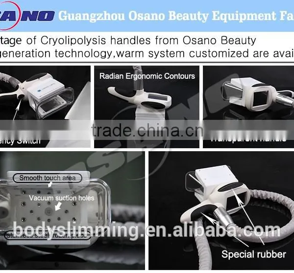 12 Months Warranty Fat Freezing Slimming Equipment 2 Handles Cryolipolisis Cavitation photo-6