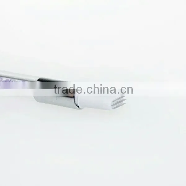 White Pink Purple Crystal Diamond Manual Microblading Pen,3D Eyebrow Embroidery Hand Tools photo-4