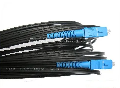 Fiber Patch Cord Cable with Messenger Wire for FTTH Network