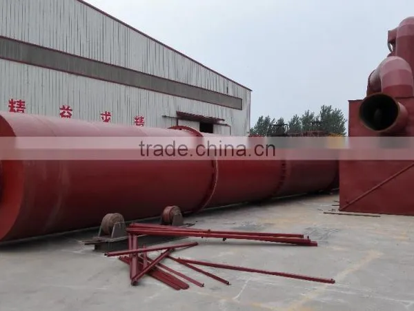 Diameter 1.2*12m Coconut Shell Dryer / Rotary Drum Dryer for Coconut Shell photo-3