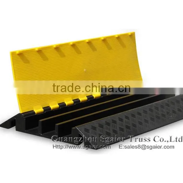 Rubber Cable Ramp Protector 2-5 Channel Top Quality Cheap photo-2