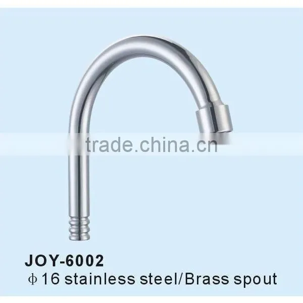 Brass Kitchen Faucet Spout,stainless Steel Basin Tap Tube,ss Sink Mixer Pipe
