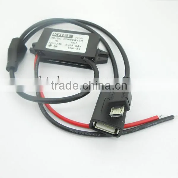 Direct Current Buck Converter 12V(8-35V) To 5V/3A/15W, Dual USB Output photo-2
