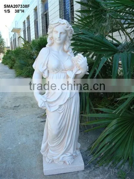Resin Made Elegant Lady Figurines photo-3