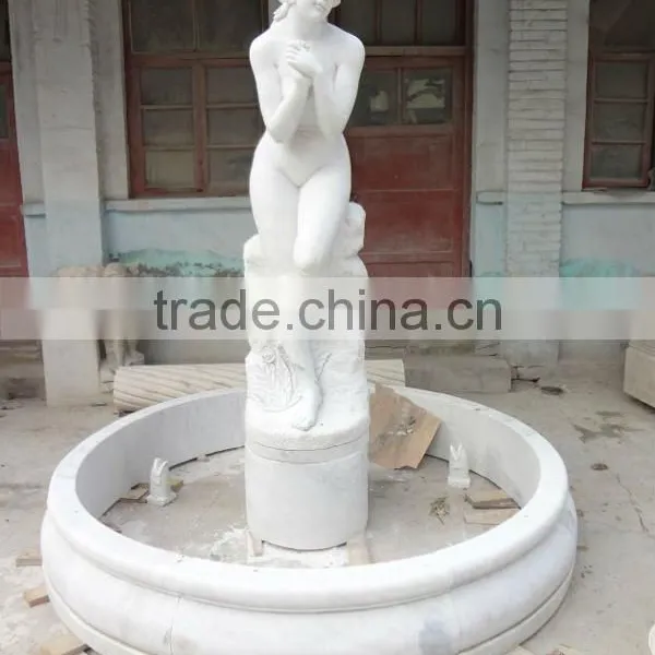 Outdoor Marble Lady Garden Fountain From Manufacture photo-3