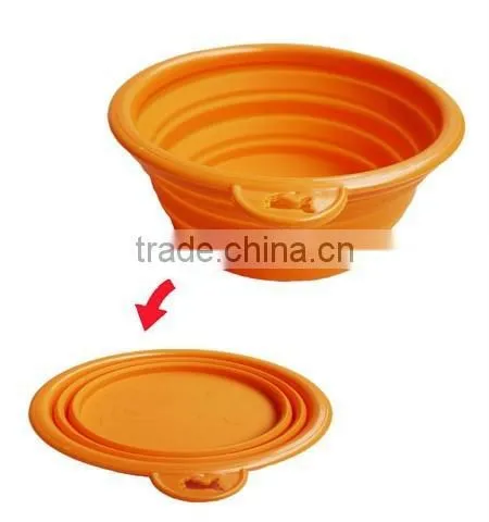 Silicone Collapsible Travel Bowls for Your Dog&silicone Pet Bowl&silicone Container photo-5