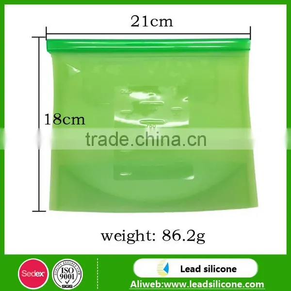Wholeasale High Quantity Keep Fresh Silicone Food Storage Bag,Keeping Food Fresh photo-4