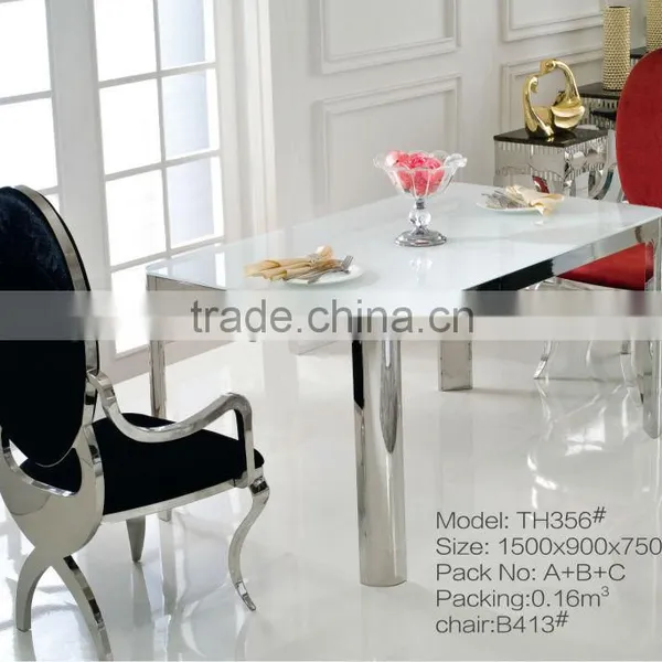 TH356 Simple Design Stainless Steel Dining Table photo-2