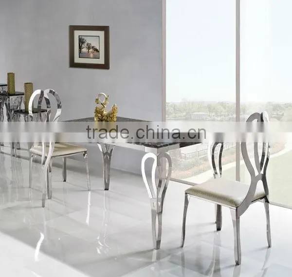TH288 Dining Room Marble Top Fashion Design Table photo-2