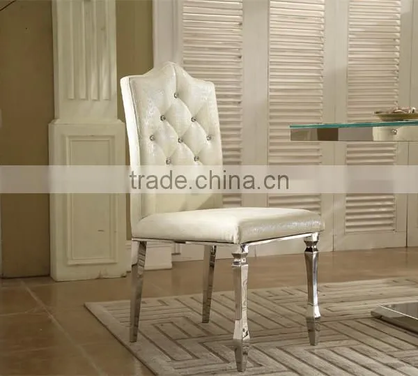 Modern Appearance Stitching PU Back Dining Chair photo-6
