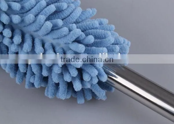Chenille Fabric Microfiber Duster With Stainless Steel Telescopic Rod and Plastic Handle photo-3